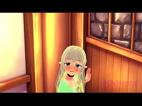 ❤️ (トラップ)エルフのメイドが顔を洗うのを手伝う セックスビデオ ❌️❤